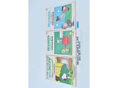 Lot of 3 Peanuts Coloring Books Ottenheimer Publishers Vintage