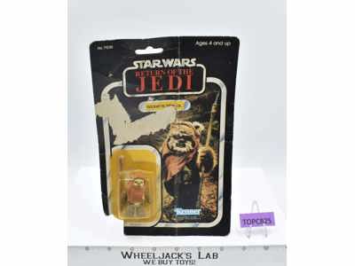 Wicket W. Warrick Ewok 77 Back Star Wars ROTJ 1983 Kenner Action Figure NEW MOSC