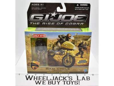 Ram Cycle W/ Sandstorm G.I Joe Rise of Cobra 2009 Hasbro NEW SEALED MISB
