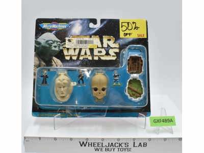 Mini Transforming Heads Star Wars Micro Machines 1996 Galoob #68020 NEW MOSC