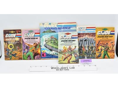 G.I. Joe Lot of Books X6 1980's Random House 1980's Vintage