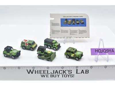 Lot of 5 Military/Army Vehicles 1988-89 Vintage Galoob Micro Machines