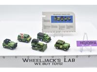 Lot of 5 Military/Army Vehicles 1988-89 Vintage Galoob Micro Machines