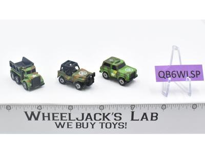Lot of 3 Military/Army Vehicles 1988-89 Vintage Galoob Micro Machines
