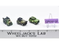 Lot of 3 Military/Army Vehicles 1988-89 Vintage Galoob Micro Machines