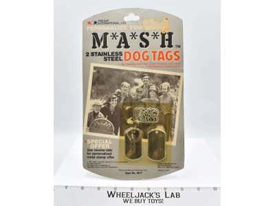 MASH 2 Stainless Steel Dog Tags Tristar International, Ltd. 1981 Vintage MOSC