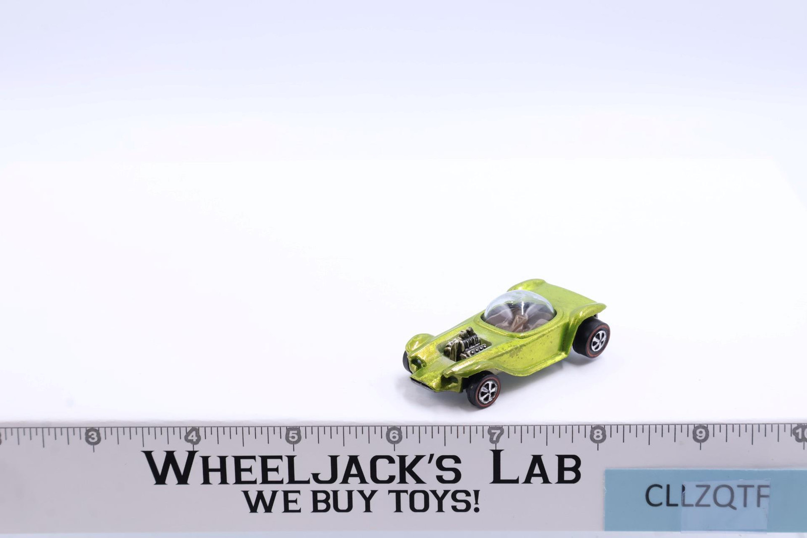 Beatnik Bandit Antifreeze Lime 1968 Hot Wheels Mattel Vintage Redline RL Button