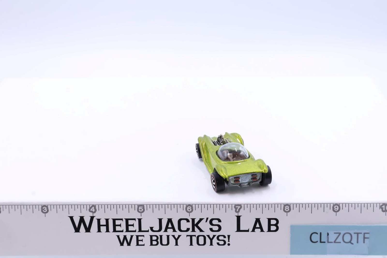 Beatnik Bandit Antifreeze Lime 1968 Hot Wheels Mattel Vintage Redline RL Button