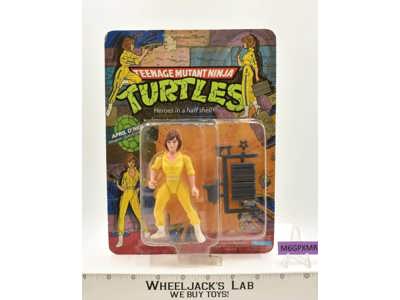 April O'Neil Blue Stripe Teenage Mutant Ninja Turtles TMNT 1988 Playmates MOSC