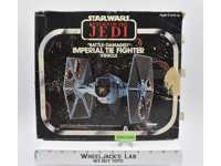 Battle Damaged Imperial Tie Fighter 100% Complete W/Box Star Wars 1978 Vehicle