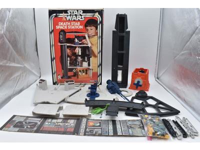 Death Star Space Station W BOX ORIGINAL FOAM Vintage Star Wars Vintage Kenner