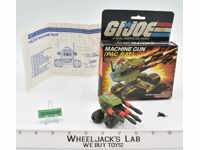 Machine Gun Pac Rat W/Box Complete GI Joe 1983 Action Vehicle Hasbro Vintage