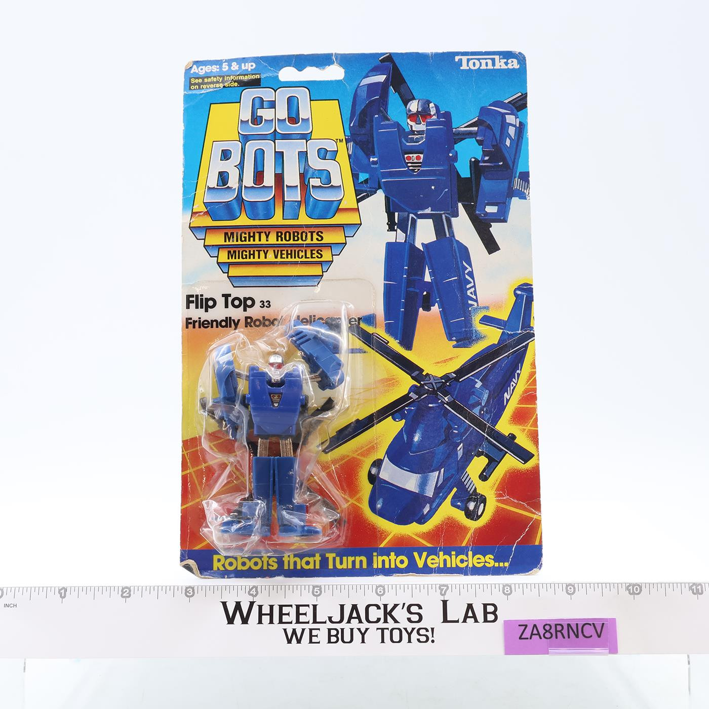 Flip Top Friendly Robot Helicopter Gobots 1984 Tonka Action Figure NEW SEALED