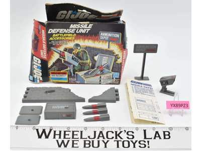 Missile Defense Unit 100% Complete W/Box GI Joe 1984 Action War Hasbro Vintage