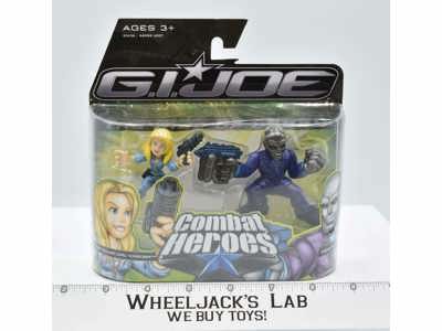 Cover Girl vs Destro G.I. Joe Combat Heroes Rise of Cobra 2009 MOSC SEALED