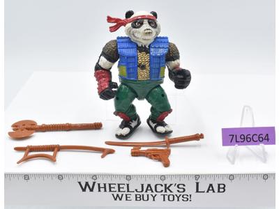 Panda Khan 1990 TMNT Teenage Mutant Ninja Turtle Playmates Vintage Figure