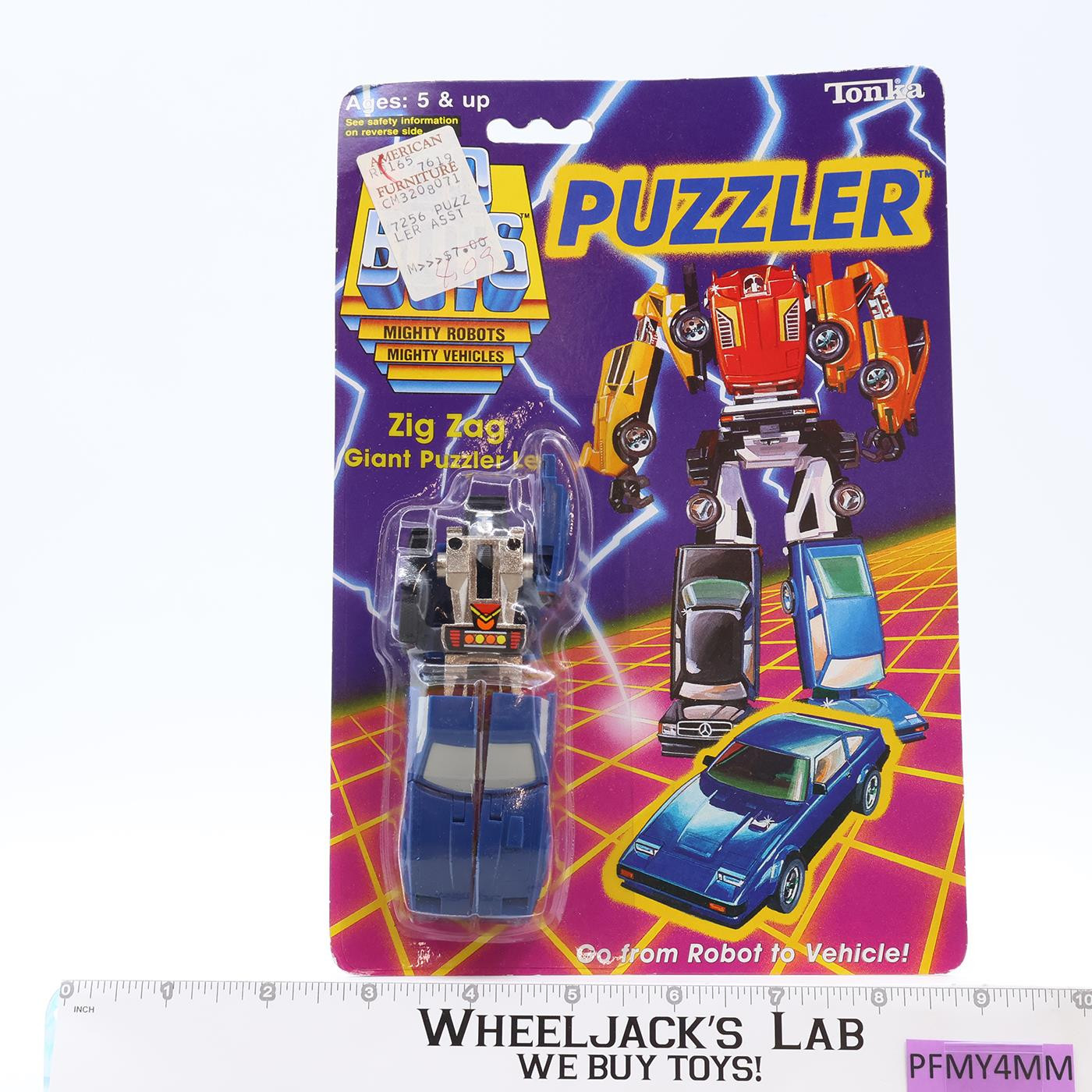 Zig Zag Giant Puzzler Leg Gobots Puzzler 1985 Tonka Action Figure NEW SEALED