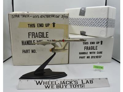 USS Enterprise Pewter Sculpture Star Trek 1993 The Franklin Mint NEW MIB
