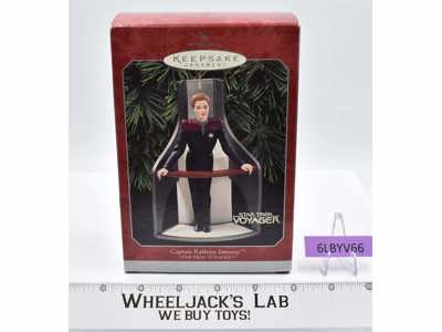 Captain Kathryn Janeway Star Trek Voyager MIB 1998 Hallmark Keepsake Ornament