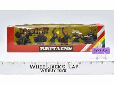 #7756 Turkish Soldiers Deetail Metal Based Models 1980 Britains Limited NEW MIB