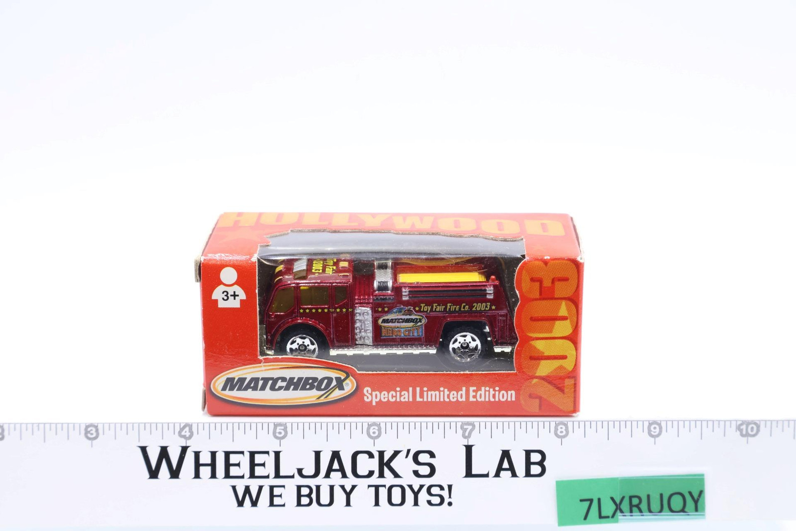 Hollywood Fire Truck 2003 Matchbox Special Limited Edition w/ Box