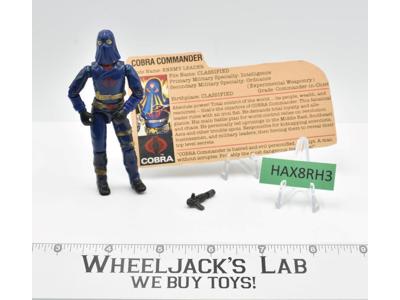 Cobra Commander V2 100% Complete G.I. Joe 1984 Hasbro Vintage Figure MAIL AWAY