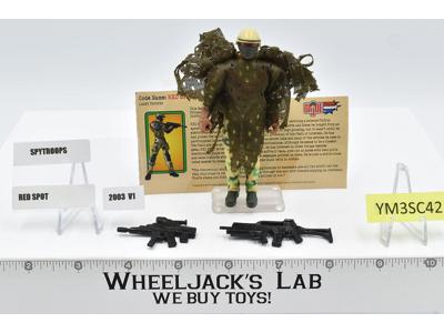 Red Spot v1 100% Complete G.I. Joe Spy Troops 2003 Hasbro Action Figure
