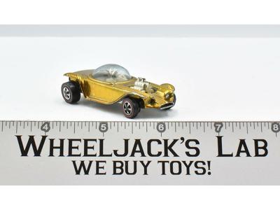 Beatnik Bandit Gold 1968 Hot Wheels Mattel Vintage Redline RL