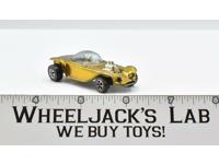 Beatnik Bandit Gold 1968 Hot Wheels Mattel Vintage Redline RL