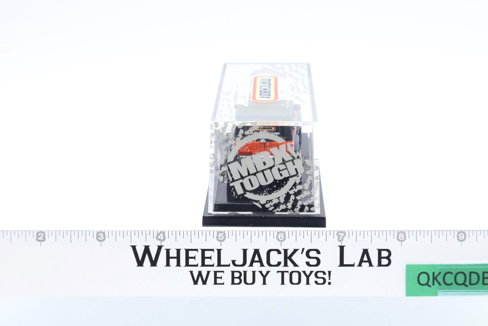 Matchbox 2006 Orange Jeep Ready for Action MBX 2004 Toy Fair in Case NEW