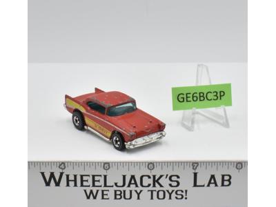 '57 Chevy Red Hot Wheels Blackwall Mattel 1976 Vintage