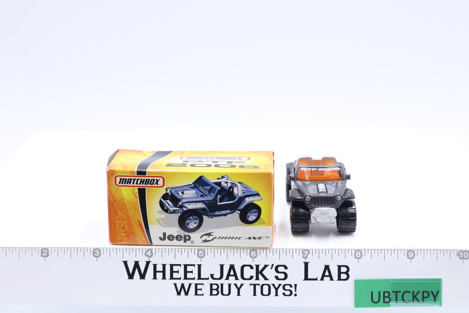 Jeep Hurricane 2006 Matchbox Pre Toy Fair w/ Box