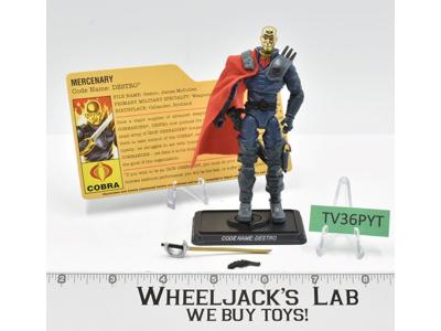 Destro v19A 100% Complete GI Joe 25th Anniversary 2008 Hasbro Action Figure