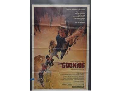 The Goonies Steven Spielberg Warner Brothers Movie Poster 27 x 41