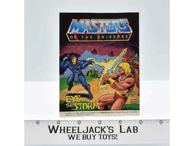 Eye Of The Storm Mini Comic Book MOTU Masters of the Universe 1985 Mattel