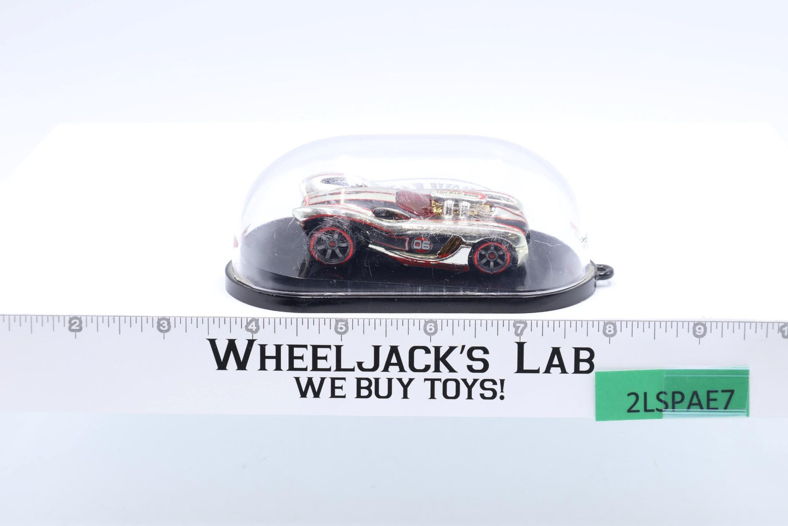 16 Angels Car #2 2006 Hot Wheels Racing Chrome Red Toy Fair NEW in Case