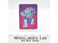 Astrotrain Card 110 Variant Color 1985 G1 Transformers Action Trading Cards