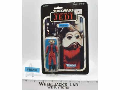 Nien Nunb 65 Back Star Wars ROTJ 1983 Kenner Action Figure NEW MOSC SEALED