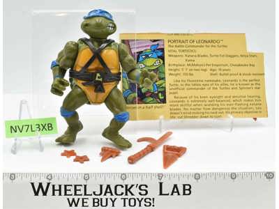 Leonardo HARD HEAD 1988 TMNT Teenage Mutant Ninja Turtle Vintage Playmates