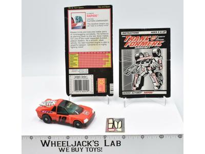G2 Rapido 100% Complete 1992 Vintage Hasbro Transformers