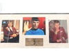 McCoy Spock & Captain Kirk Star Trek TOS AUTOGRAPHED Framed Collage 184/500