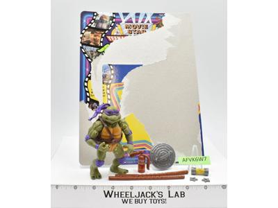 Movie Star Don w/Cardback NR MINT 100% Complete TMNT 1992 Playmates Vintage