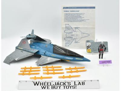 Hurricane VTOL 100% Complete 1990 GI Joe Vintage Hasbro Action Figure Vehicle