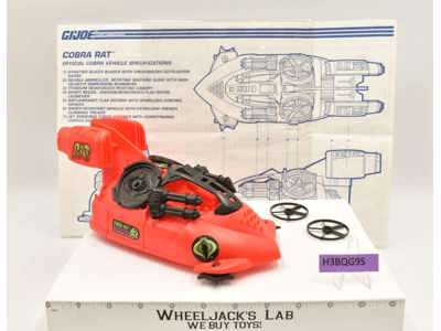 Cobra Rat 100% Complete GI Joe 1992 Hasbro Action Figure Vehicle Vintage