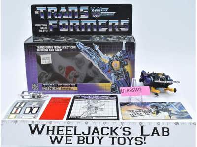 Shrapnel NEAR MINT FIGURE Complete W Box 1985 Vintage Hasbro G1 Transformers