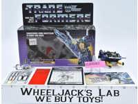 Shrapnel NEAR MINT FIGURE Complete W Box 1985 Vintage Hasbro G1 Transformers
