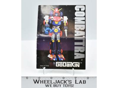 Combattra Instruction Manual Only 1982 Godaikin Item #77053 Super Robot