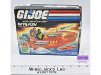 Devilfish Vehicle 100% Complete W/Box GI Joe 1986 Action Figure Vintage