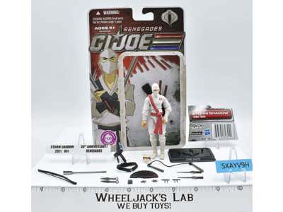Storm Shadow v41 100% Complete GI Joe 30th Anniversary 2011 Hasbro Action Figure