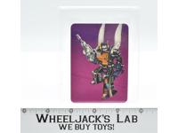 Kickback Card 113 Variant Color Transformers Action Trading Cards 1985 G1